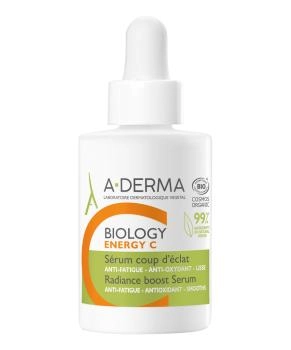 A-DERMA Сыворотка, придающая сияние хрупкой коже BIOLOGY ENERGY C, 30мл