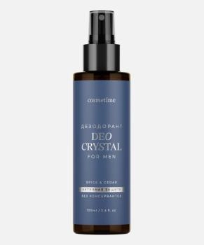 COSMETIME Дезодорант FOR MEN СПЕЦИИ И КЕДР, 100