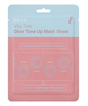DR.F5 Витализирующая тканевая маска для выравнивания тона и сияния, 23г