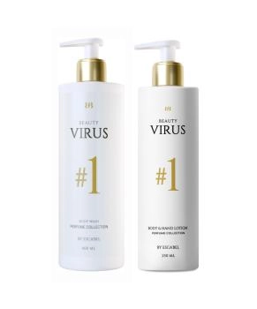 BEAUTY VIRUS Набор BEAUTY VIRUS Гель д/душа + Лосьон д/тела и рук + Авторская подарочная коробка