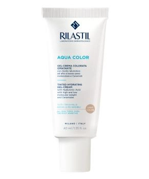 Rilastil Гель-крем увлажняющий тонирующий тон светлый AQUA Color, 40мл