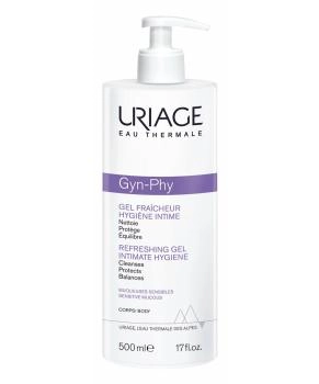Uriage Gyn-Phy Гель для интимной гигиены освежающий, 500мл