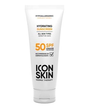 Icon skin Увлажняющий солнцезащитный крем SPF 50, 75мл