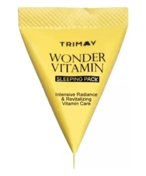 TRIMAY TRIMAY Ночная маска для сияния кожи с витаминами C-VITA COMPLEX и ниацинамидом Wonder Vitamin Sleeping Pack 3 гр, 3мл