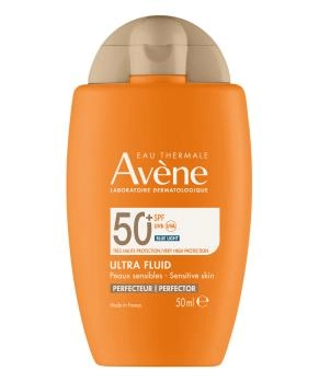 AVENE Ультралегкий солнцезащитный флюид-перфектор для лица SPF 50+, 50мл