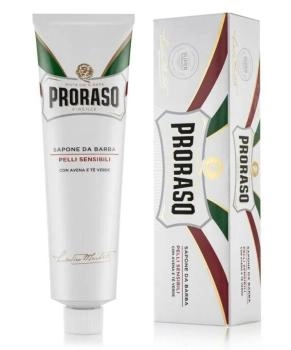 PRORASO Крем для бритья для чувствительной кожи с зеленым чаем и овсом, 150