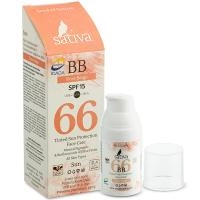 Sativa Крем ухаживающий солнцезащитный с тонирующим эффектом №66 Rose Beige SPF 30, 30мл