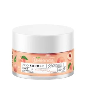 Bielenda Крем для лица увлажняющий и питательный ECO SORBET Peach, 50мл