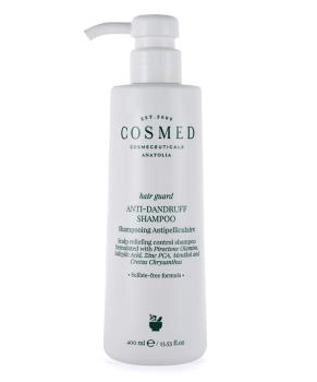 Cosmed Шампунь против перхоти с пироктон оламином и цинком PCA для жирной кожи HAIR GUARD ANTI-DANDRUFF SHAMPOO, 400мл