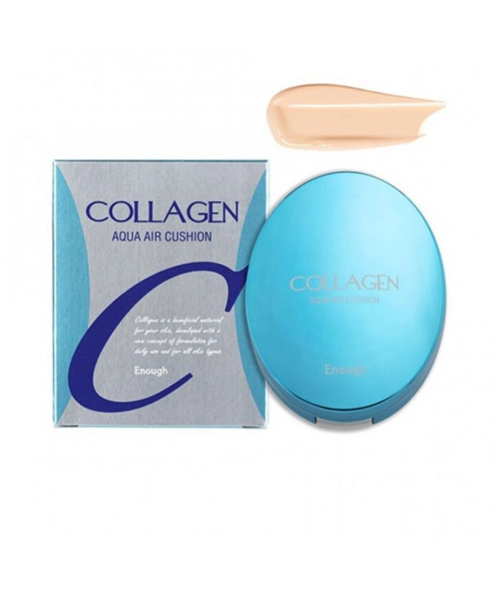 Enough Enough Крем-кушон тональный с экстрактом коллагена Aqua air Cushion (тон 13), 15 г, 15