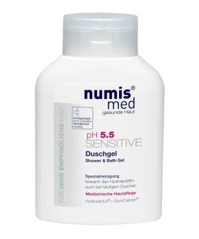 Numis med Гель для душа и шампунь 2в1 с пантенолом для чувствительной кожи pH 5,5 SENSITIVE, 200мл