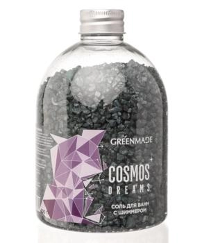 Greenmade Соль для ванн с шиммером COSMOS DREAMS, 500г