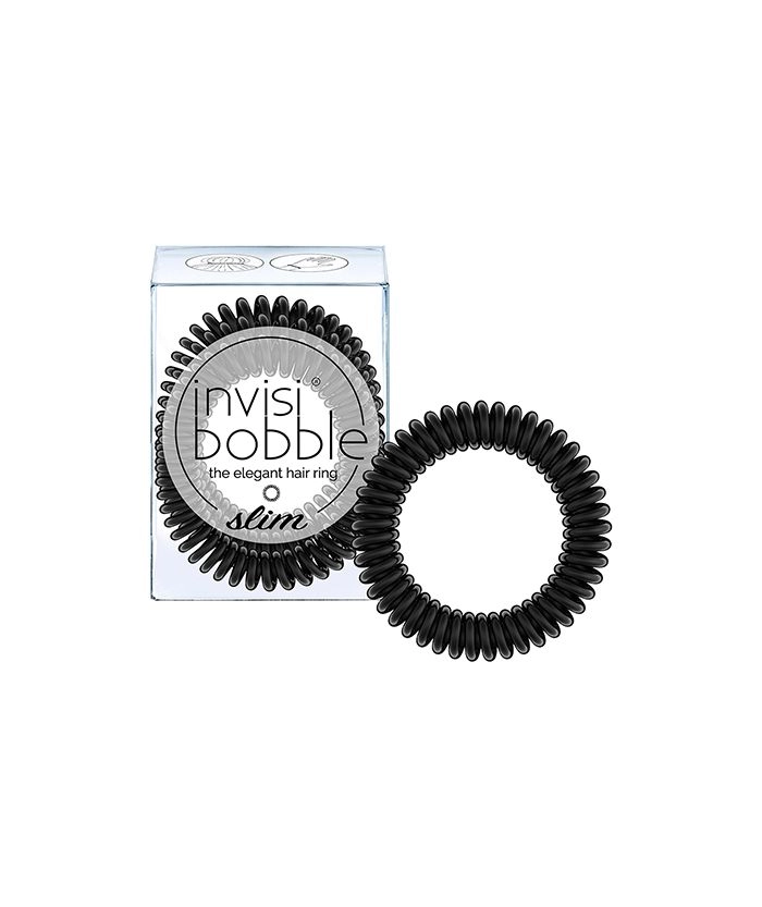 INVISIBOBBLE Резинка-браслет для волос SLIM True Black, 3шт