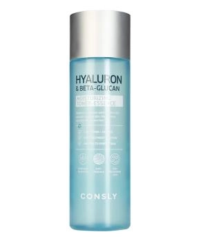 Consly Увлажняющий тонер-эссенция для лица с гиалуроновой кислотой и бета-глюканом, 200мл