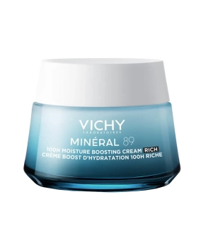 VICHY Крем для сухой кожи лица интенсивный увлажняющий до 100 часов, MINERAL 89, 50мл