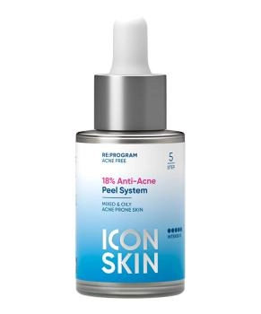 Icon skin Пилинг для проблемной кожи / PEELING 18% for oily and combination acne prone skin, 30мл