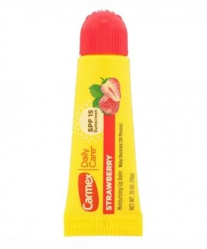 Carmex Бальзам для губ клубника SPF 15  в тубе, 10г