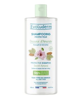 Evoluderm Защитный шампунь с миндальным молочком и маслом Ши, 400мл
