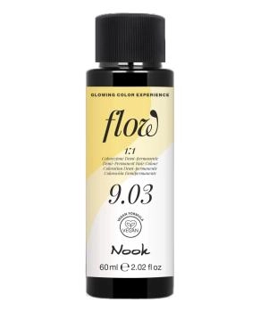 NOOK Краска для волос FLOW demi-permanent hair colour, тон 9.03 (блонд золотистый), 60мл