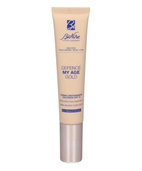 BioNike Крем для лица тонирующий DEFENCE MY AGE GOLD tinted perfecting cream SPF 15, 40