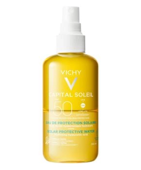 VICHY Солнцезащитный двухфазный спрей для лица и тела увлажняющий SPF 50, 200мл
