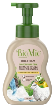 BioMio Пена для мытья посуды "Лемонграсс", 350мл