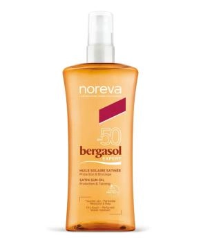 Noreva Масло солнцезащитное сатиновое SPF50 Bergasol Expert, 150