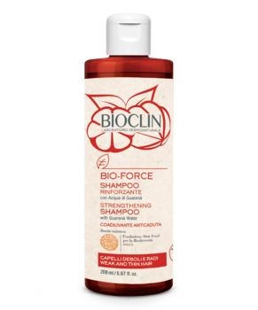 BIOCLIN  Шампунь укрепляющий для ослабленных и тонких волос (гуарана)  BIO-FORCE, 200мл