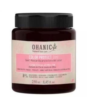 OHANIC OHANIC Маска для окрашенных волос с экстрактом  винограда и оливкового масла  Color Protect 3in1 Mask, 250 мл, 250мл
