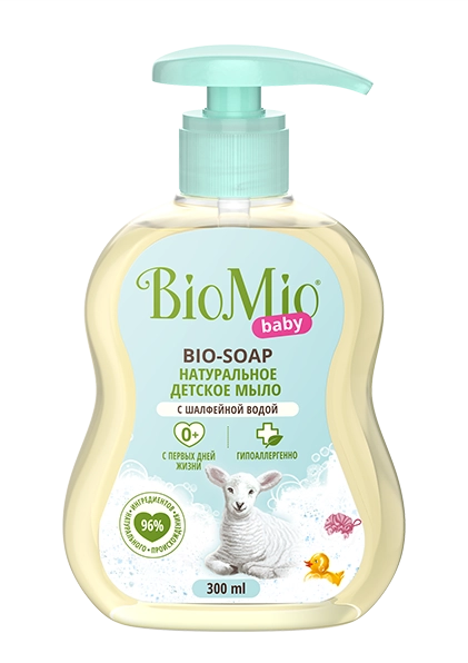 BioMio Мыло жидкое детское "Baby", 300мл