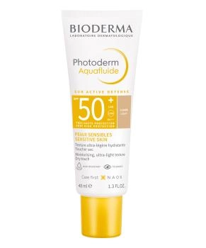 Bioderma Флюид солнцезащитный Photoderm Aquafluide SPF 50 +, тон Light, 40мл