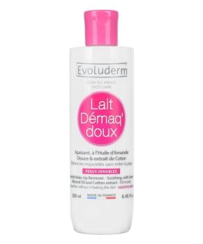 Evoluderm Средство для снятия макияжа с миндальным маслом и экстрактом хлопка, 250мл