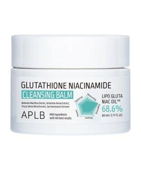 APLB Бальзам для снятия макияжа с глутатионом и ниацинамидом GLUTATHIONE NIACINAMIDE CLEANSING BALM, 80мл