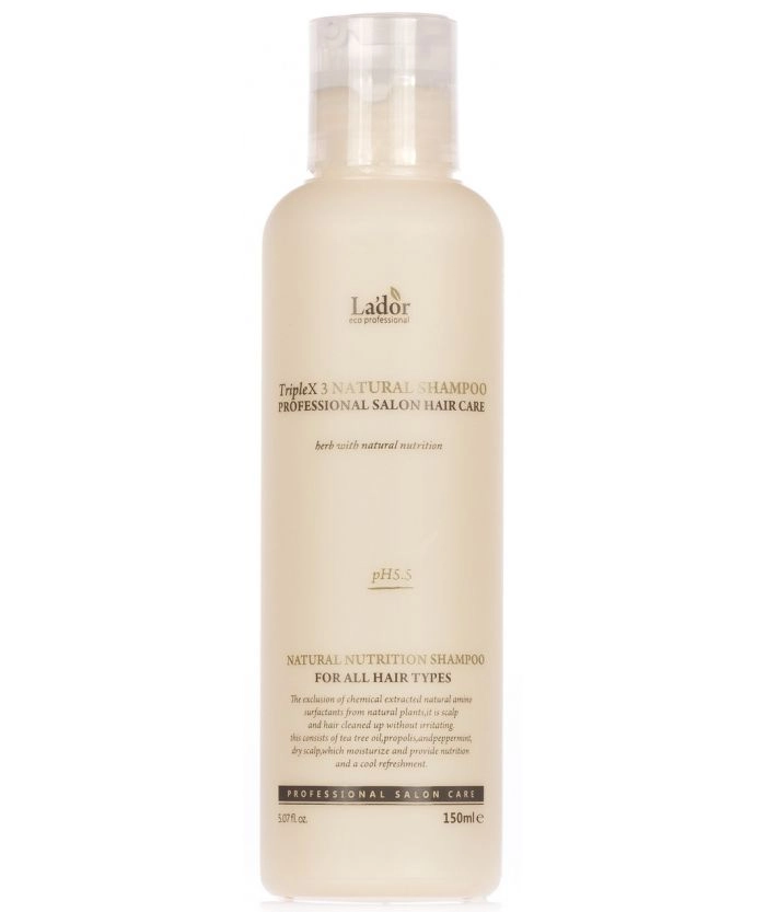 Lador Органический шампунь для волос Triplex Natural Shampoo, 150мл