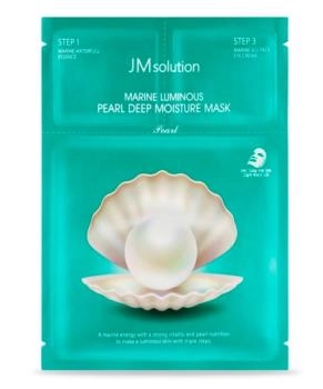 JM Solution Трёхступенчатая маска с экстрактом жемчуга Marine Luminous Pearl Deep Moisture Mask Pearl, 30мл