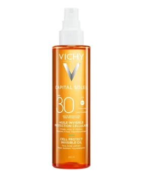 VICHY Масло солнцезащитное увлажнающее SPF 30, Capital Soleil, 200мл