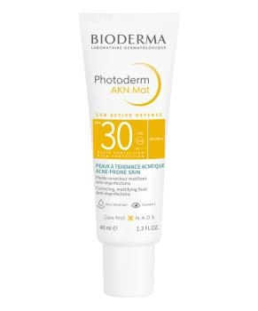Bioderma Матирующая солнцезащитная эмульсия для жирной и проблемной кожи SPF 30, 40мл