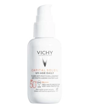 VICHY Солнцезащитный флюид для лица против признаков фотостарения кожи SPF 50+, 40мл