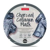 Purederm Тканевая маска для лица Уголь и Коллаген, 20г