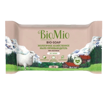 BioMio Мыло хозяйственное "Без запаха" Bio Soap, 200гр