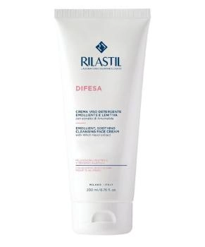 Rilastil Крем для лица смягчающий, успокаивающий, очищающий DIFESA, 200