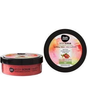 Body Natur Скраб для тела с красными фруктами, гранатом и драгон фруктом, 200мл