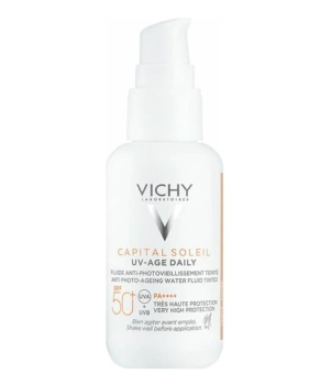 VICHY Флюид для лица тонирующий UV-AGE DAILY SPF50+, Capital Soleil, 40мл