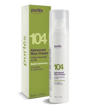 Purles Рисовый крем для лица  "Омоложение и осветление" 104, 50мл
