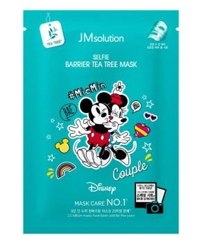 JM Solution Маска тканевая противоспалительная с экстрактом чайного дерева Selfie Barrier Tea Tree Mask, 30мл