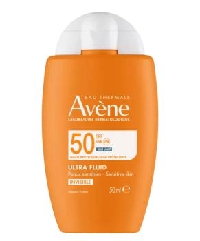 AVENE Ультралегкий солнцезащитный невидимый флюид для лица SPF 50, 50мл