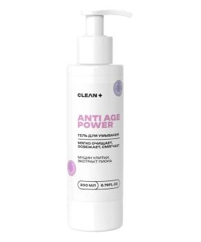 CLEANPLUS Гель для умывания ANTI AGE POWER, 200