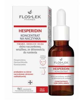 Floslek Концентрированная сыворотка для лица и области вокруг глаз HESPERIDIN concentrate for capillaries, 30мл