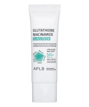 APLB Солнцезащитный крем GLUTATHIONE NIACINAMIDE SUNSCREEN SPF50+ PA++++, 40мл
