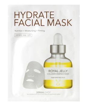 DERMAL Тканевая маска для лица с пчелиным маточным молочком, 25шт